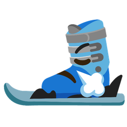 skis and face with steam from nose