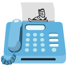 skis and fax machine