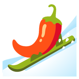 skis and hot pepper