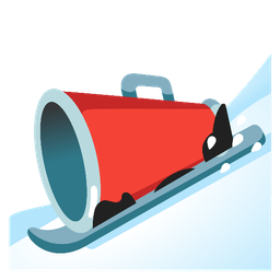 skis and megaphone