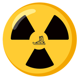 skis and radioactive