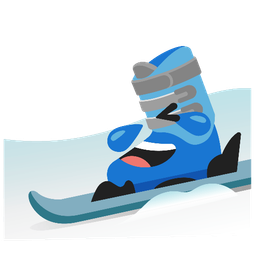 Skis and Rolling on the floor laughing