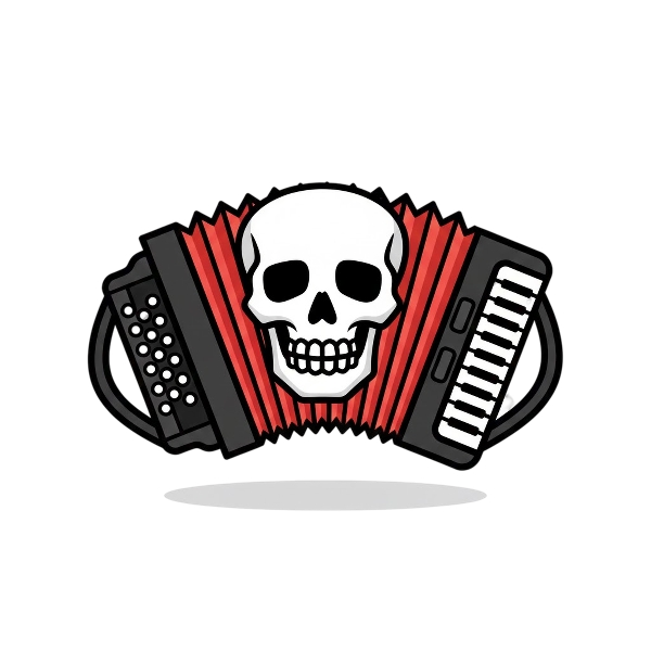 Skull and Accordion