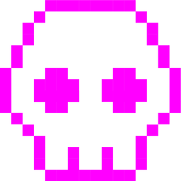 skull and alien monster