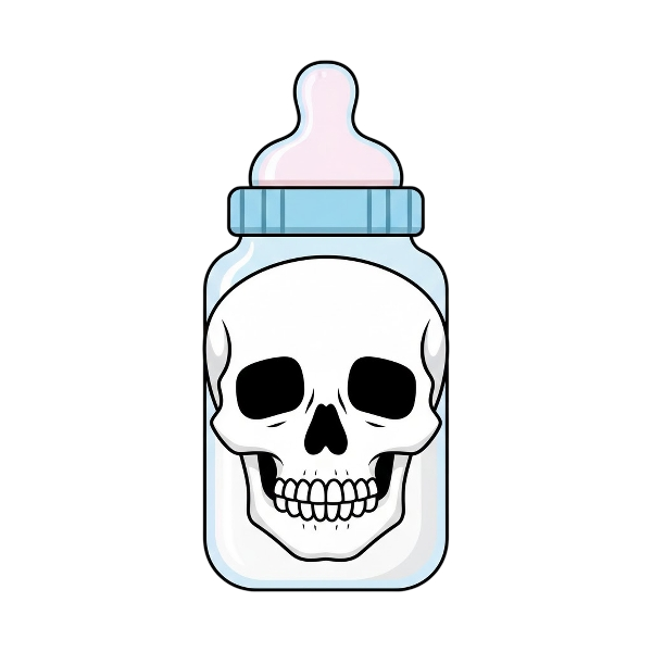 Skull and Baby bottle