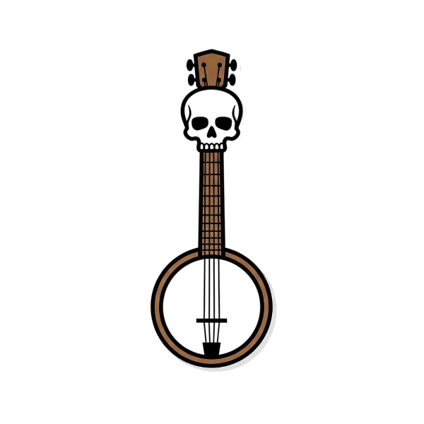 Skull and Banjo