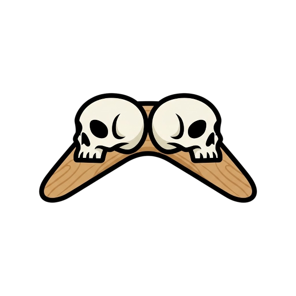 Skull and Boomerang