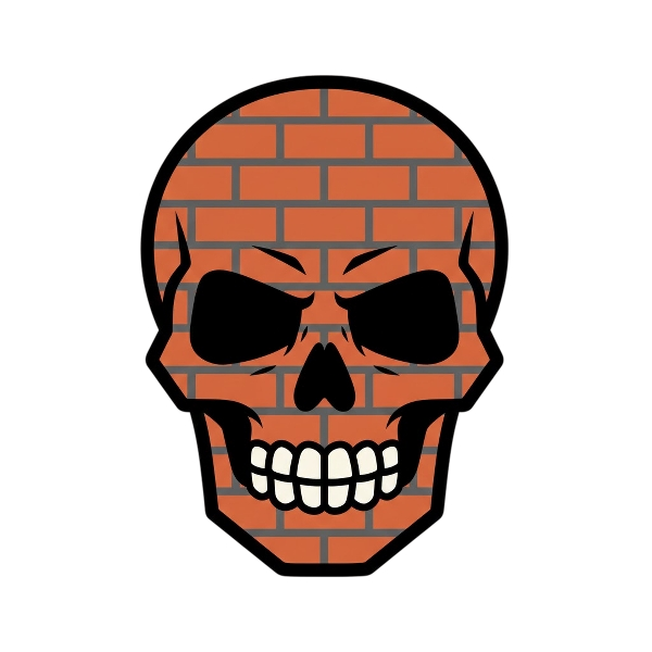 Skull and Brick