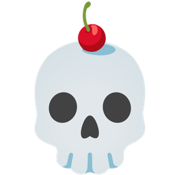 skull and cherries