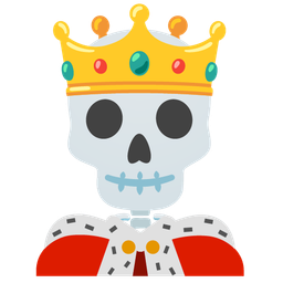 skull and crown