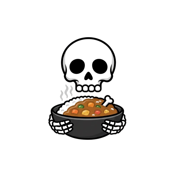Skull and Curry rice