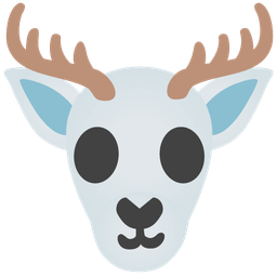 skull and deer