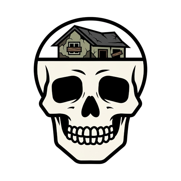 Skull and Derelict house