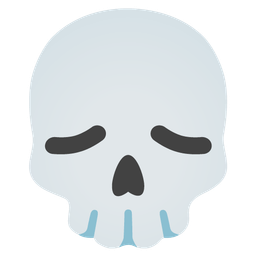 skull and disappointed face