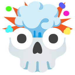 skull and exploding head