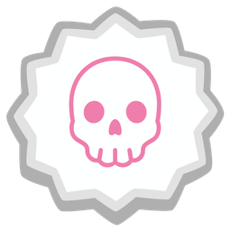 skull and fish cake with swirl