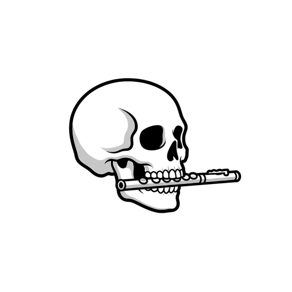 Skull and Flute