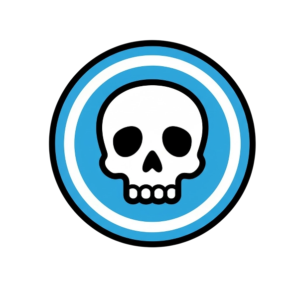 Skull and Flying disc