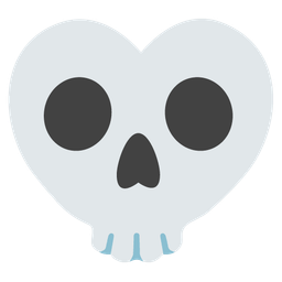 skull and heart suit