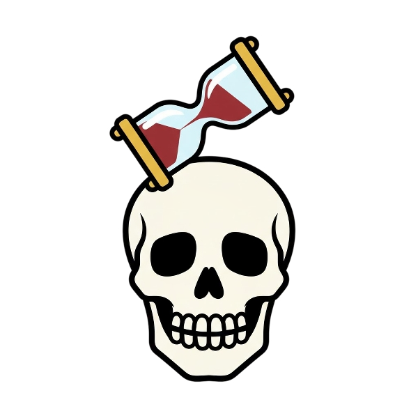 Skull and Hourglass done