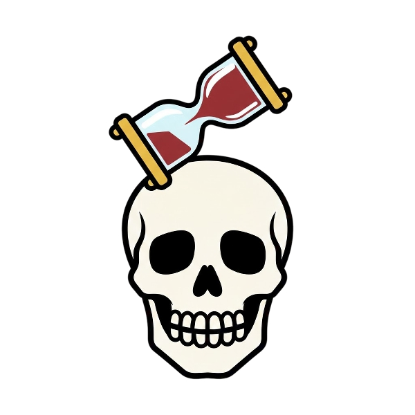 Skull and Hourglass not done