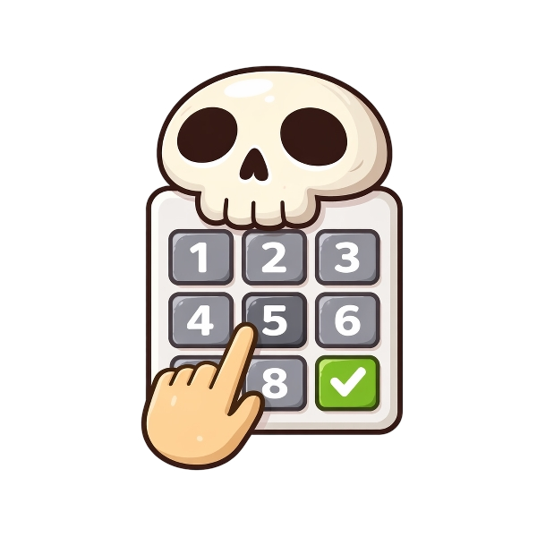 Skull and Input numbers