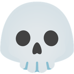 skull and magic wand