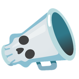 skull and megaphone