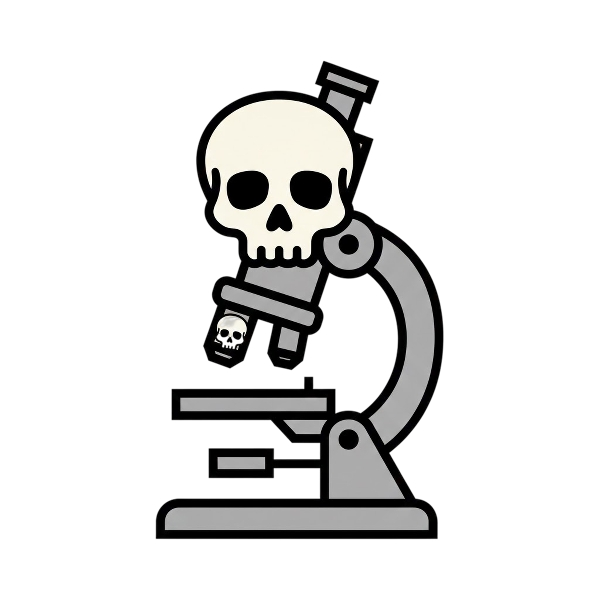 Skull and Microscope