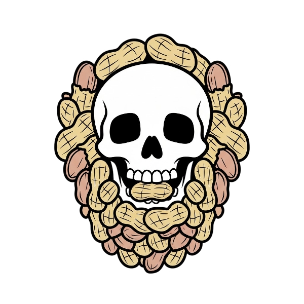 Skull and Peanuts