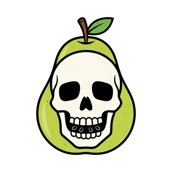 Skull and Pear