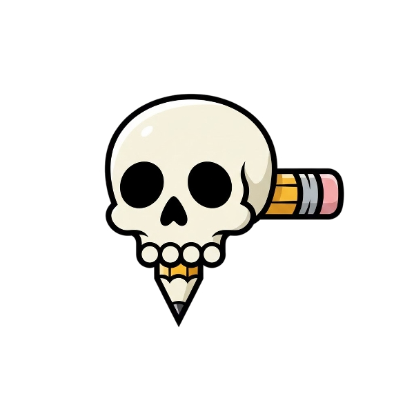 Skull and Pencil