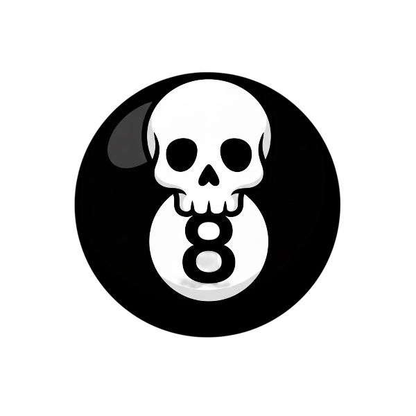 Skull and Pool 8 ball
