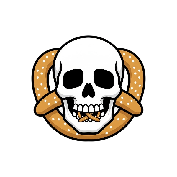 Skull and Pretzel