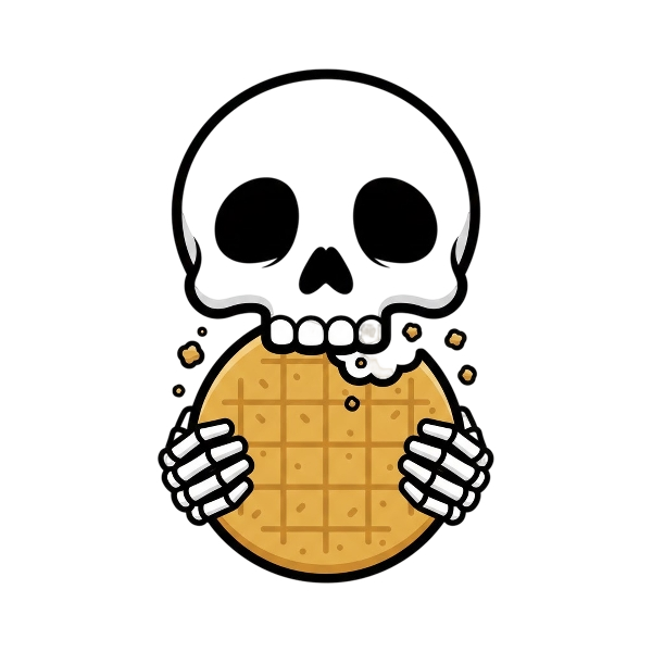 Skull and Rice cracker
