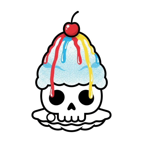 Skull and Shaved ice