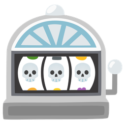 skull and slot machine