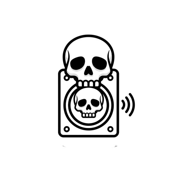 Skull and Speaker low volume