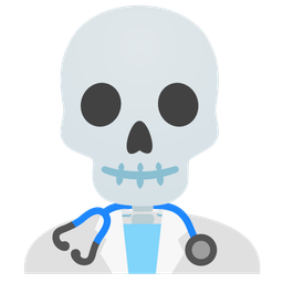 skull and stethoscope