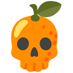 skull and tangerine