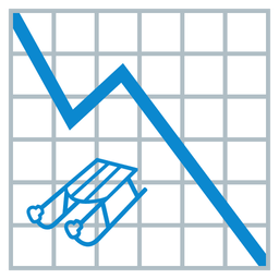 sled and chart decreasing