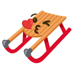 Sled and Face blowing a kiss