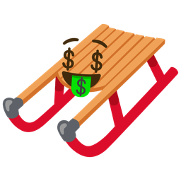 Sled and Money-mouth face