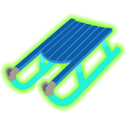 sled and radioactive