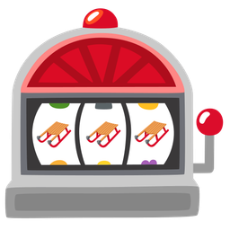 sled and slot machine