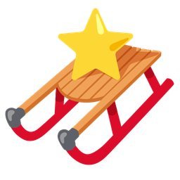 sled and star