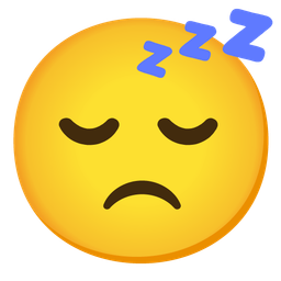 sleeping face and angry face