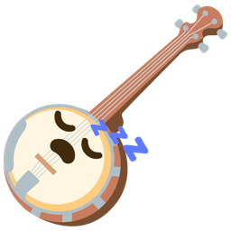 sleeping face and banjo