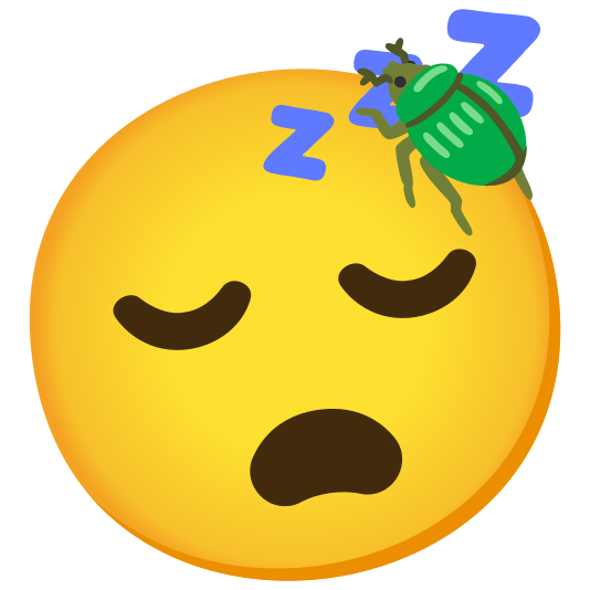 Sleeping face and Beetle
