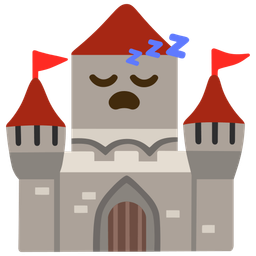 sleeping face and castle